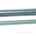 Varilla de rosca de acero de carbono DIN975 1/4 a 1'CarbonsteelThreadRod